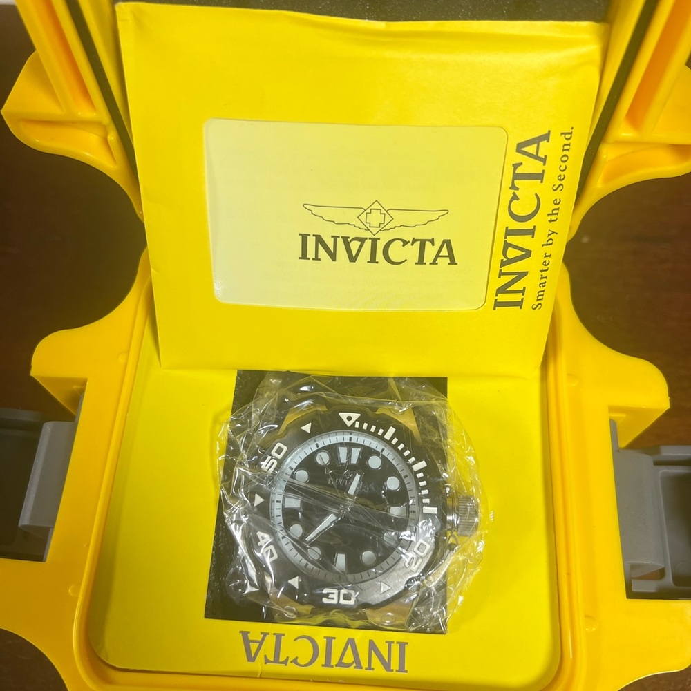 Invicta Black, Silver, and White Pro Diver Watch